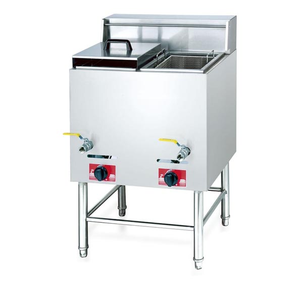 Electric Fryer 2-Tank 2-Basket Standing