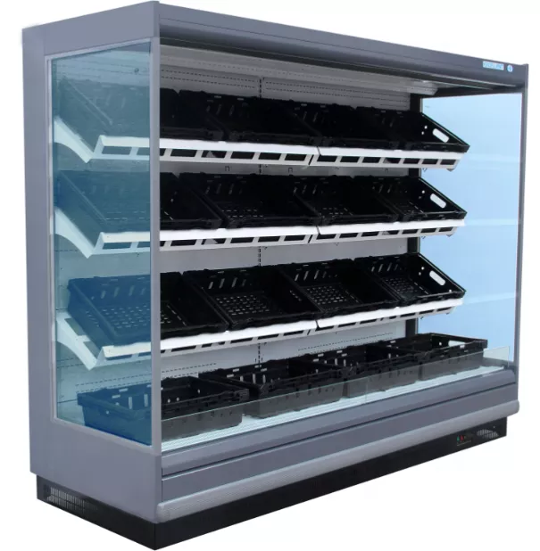 Fruits And Vegetables Display Refrigerator Commercial Fridge as Supermarket Refrigeration Equipment