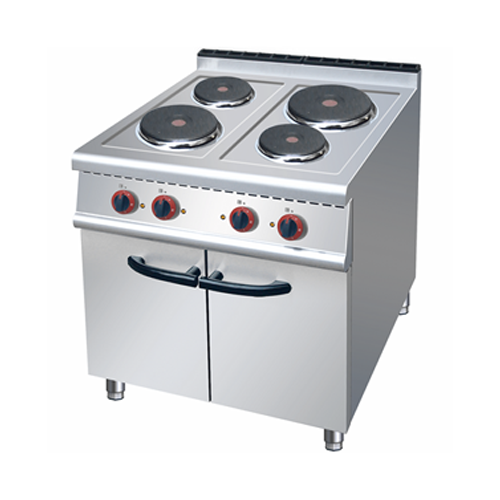 Electric 4-plate Cooker with Cabinet