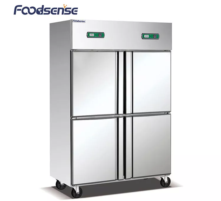 4 Door Commercial Refrigerator Freezer, Commercial Deep Freezer