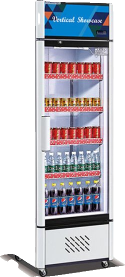 Single Door Commercial Beverage Display Cooler, Stainless Steel Drink Cooler