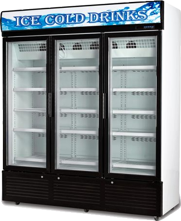 Glass Display Cabinet Commercial Beverage Cooler Chiller Refrigerator