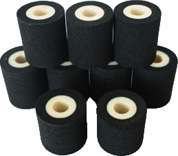Black Dia 36mm Height 32mm solid ink roller