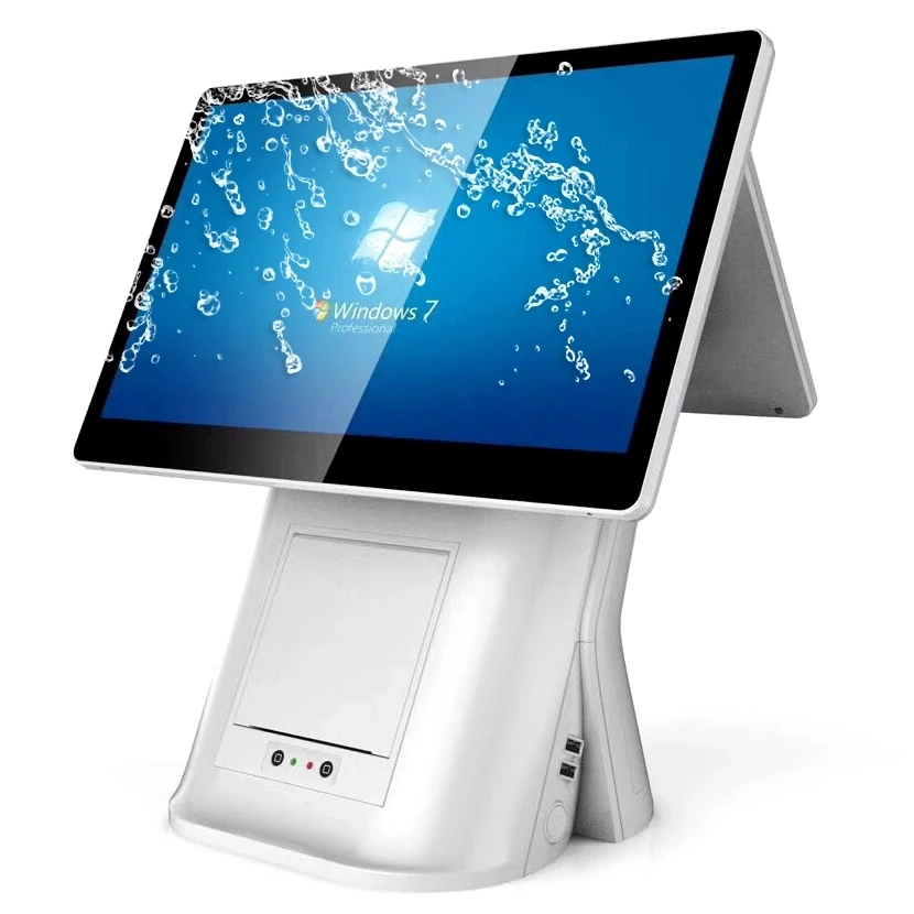 Pos manufacturers full set all in one pos system cash registers built in 80mm receipt printer