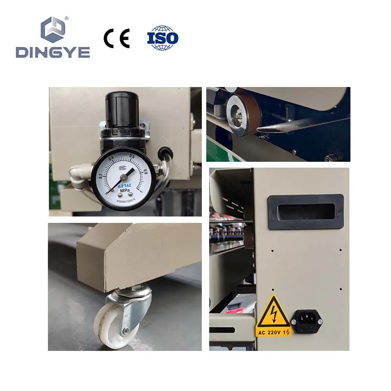 DBF1000AN Automatic gas flushing band sealer Continuous inflating film bag sealing machine with Nitrogen filling