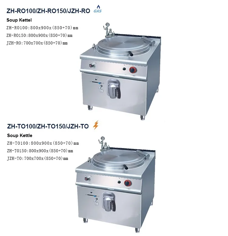 High Quality Electric Industrial Soup Cooking Kettle