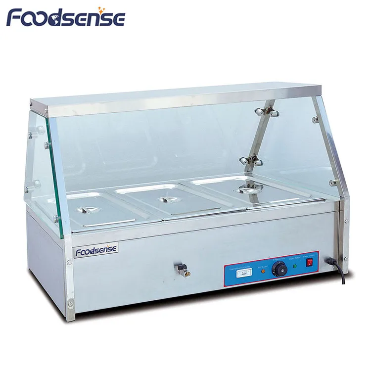 Commercial Display Large Catering Bain Marie Table Top 6 Pot Bain Marie
