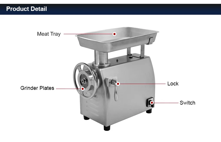 Top Quality Meat And Bone Mixer Grinder Stainsteel Steel Mincer For Butcher Shops
