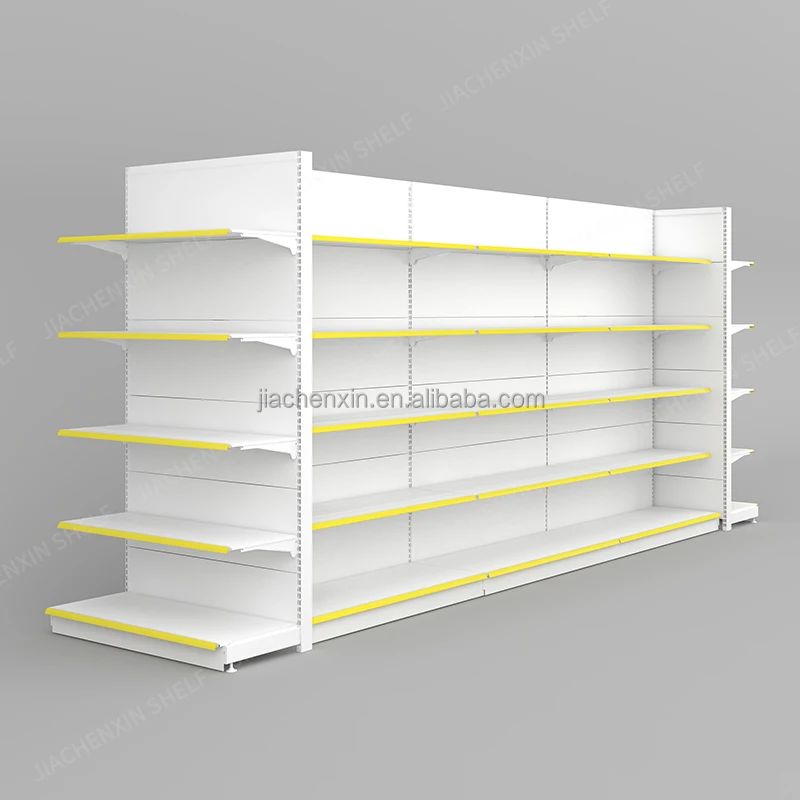 Factory direct supermarket shelf retail good quality gondola one side double side shelf supermarket durable rack