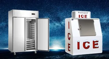 Commercial supermarket curved glass fresh meat deli chiller showcase