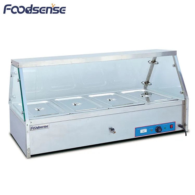 Commercial Display Large Catering Bain Marie Table Top 6 Pot Bain Marie
