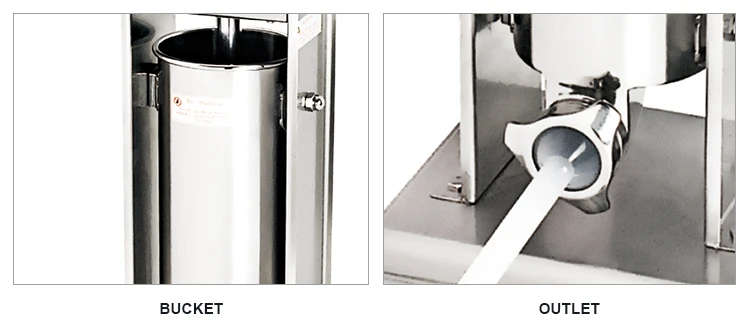 TV-10L High Quality Stainless Steel Manual Sausage Stuffer Machine