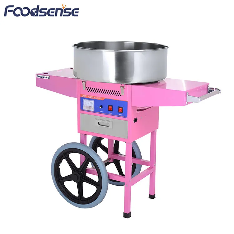 Commercial Candy Floss Machine Cart,Gas Cotton Candy Machine Cart