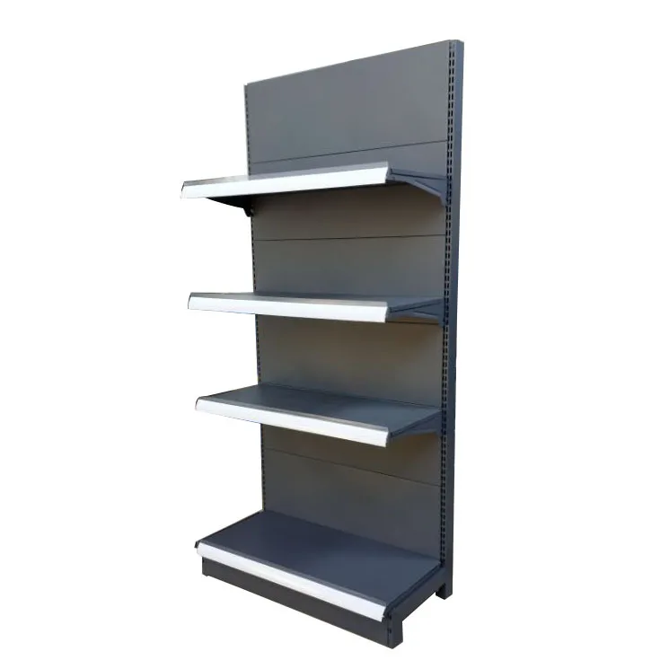 Good Price Customized Sale Metal Material Double Sided Supermarket Customizable Grocery Store Display Shelves