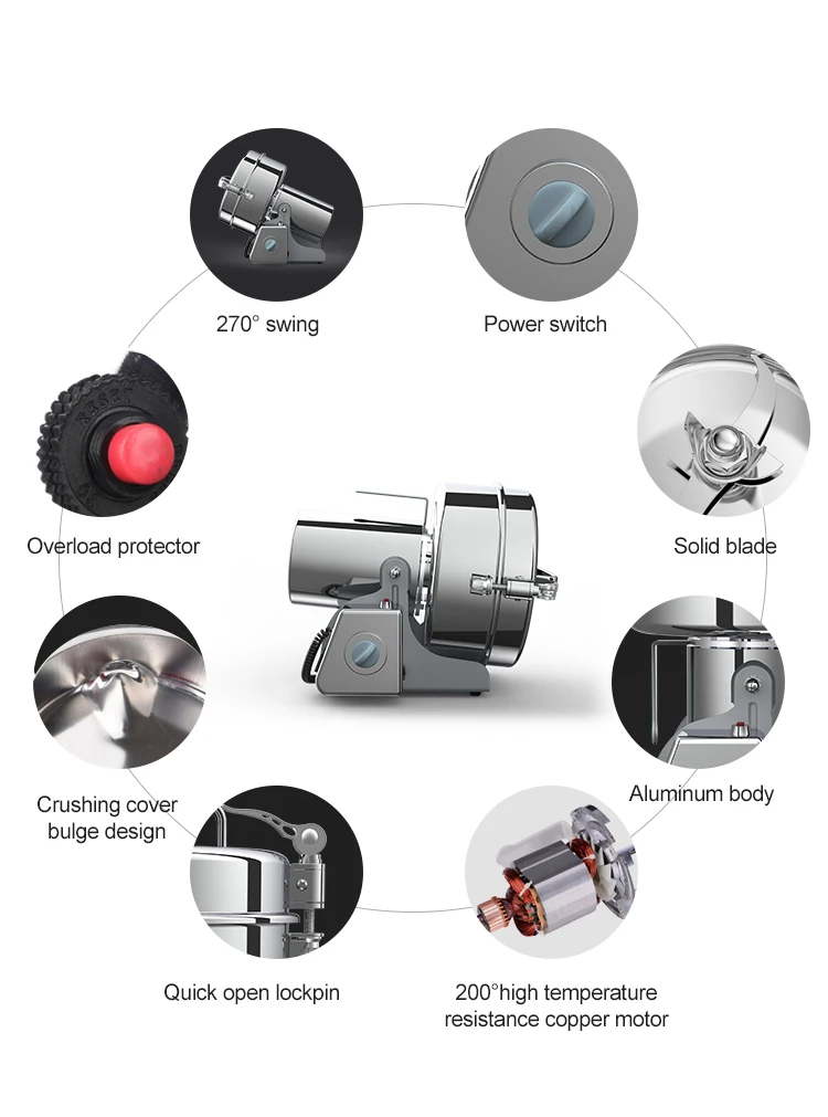 Grain grinder spice machine Horus spice grinding machine Grain mill for home
