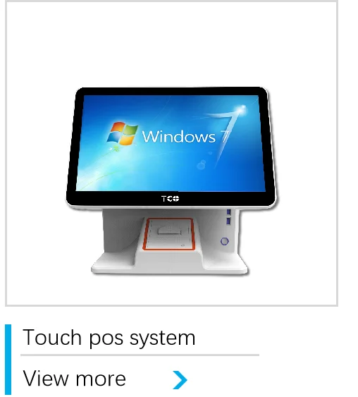 Pos manufacturers full set all in one pos system cash registers built in 80mm receipt printer