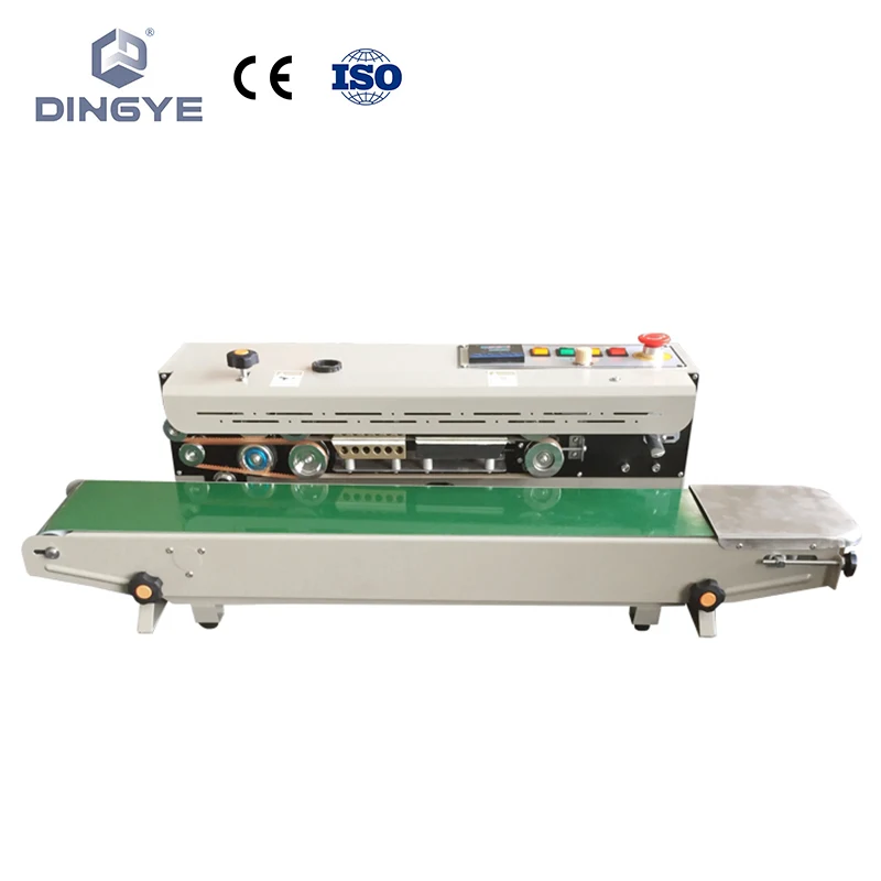 DBF1000AN Automatic gas flushing band sealer Continuous inflating film bag sealing machine with Nitrogen filling