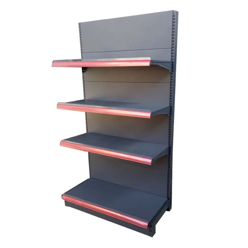 Good Price Customized Sale Metal Material Double Sided Supermarket Customizable Grocery Store Display Shelves