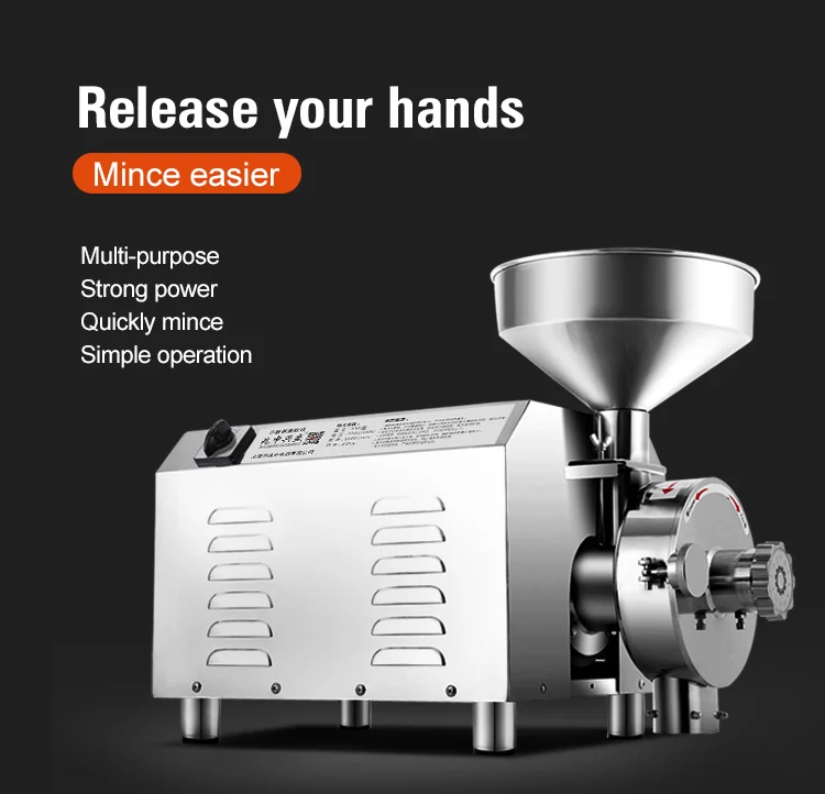 1500W Flour Mill Machinery GRAIN Grinder CE Corn Maize Flour Milling wheat mill Machine