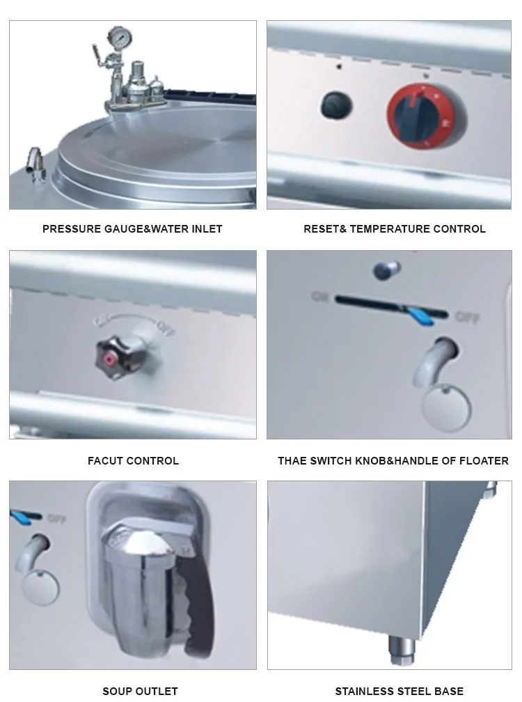 High Quality Electric Industrial Soup Cooking Kettle
