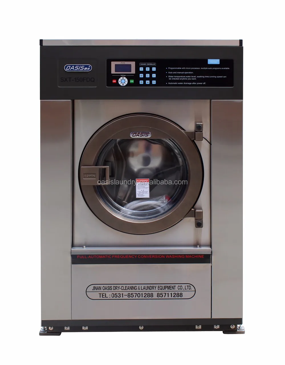 15kg high quality full automatic heavy duty industrial washing machine commercial  for hotel commercial laundry machine price