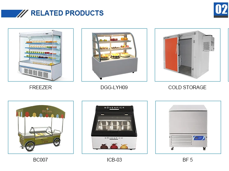custom supermarket equipment commerical glass door display island freezer
