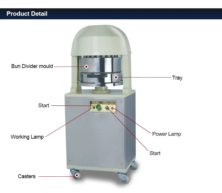 CG-36 Bakery Equipment-Automatic Dough Divider Rounder Machine