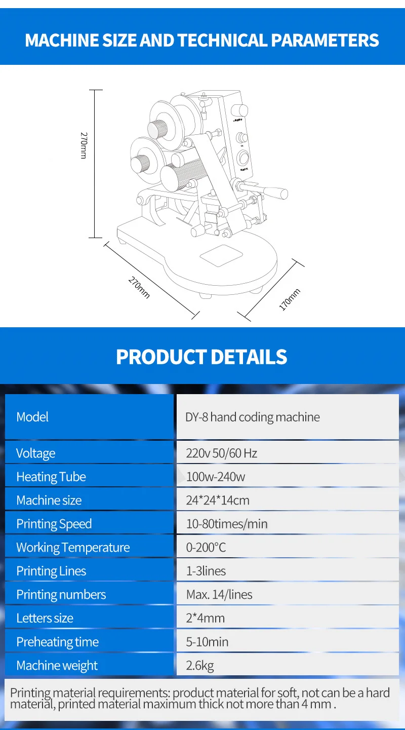 Newest expiry date ribbon printing automatic spray coding machine printer