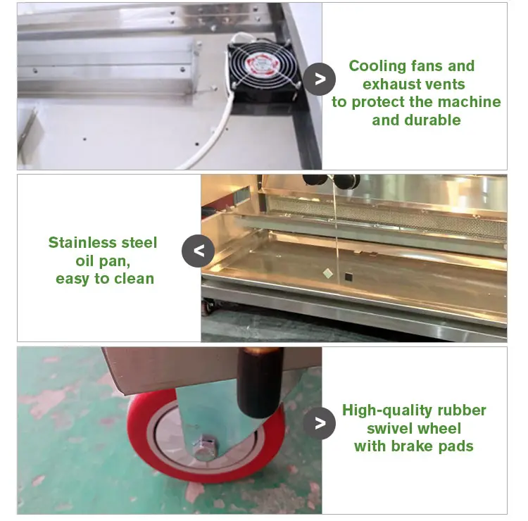 Commercial Grill Machine Automatic Gas Rotate Roaste Chicken Roaster Rotisserie Oven in Philippines