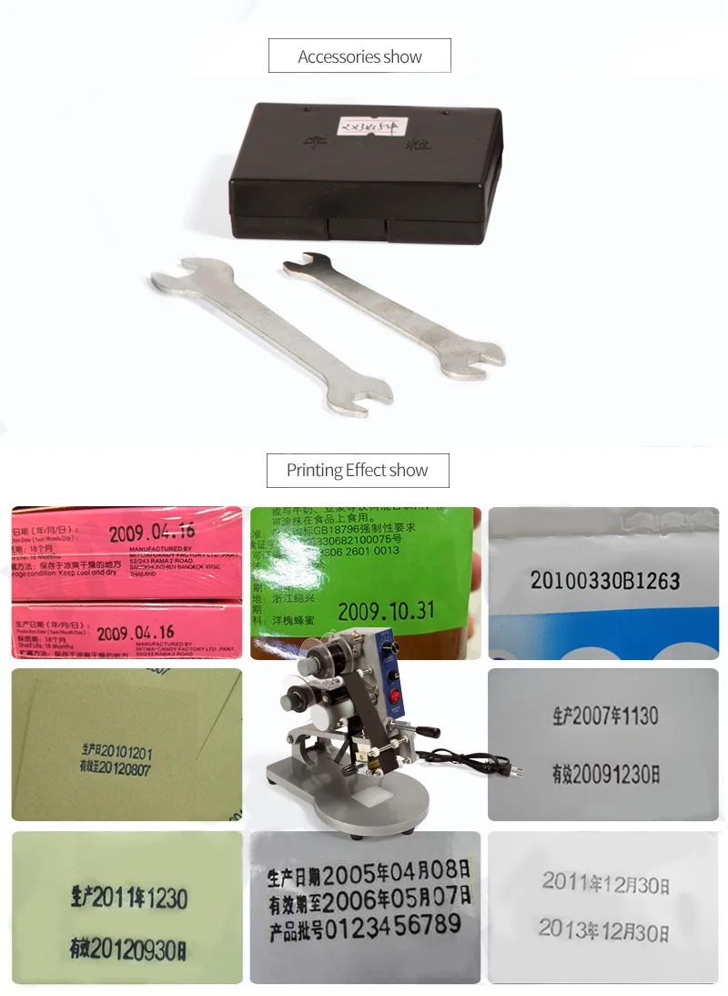Newest expiry date ribbon printing automatic spray coding machine printer