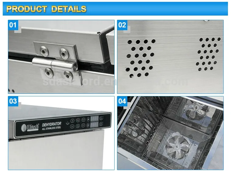 30 trays Stainless Steel Commercial Food Dehydrator Dehydrator Beef Jerky