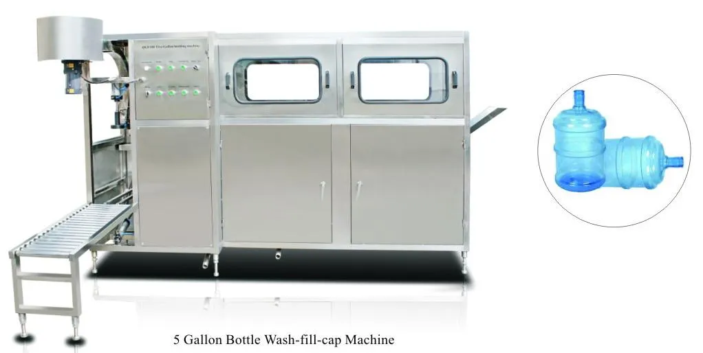 5 Gallon Bottle Wash-Fill-Cap Machine (QGF100)