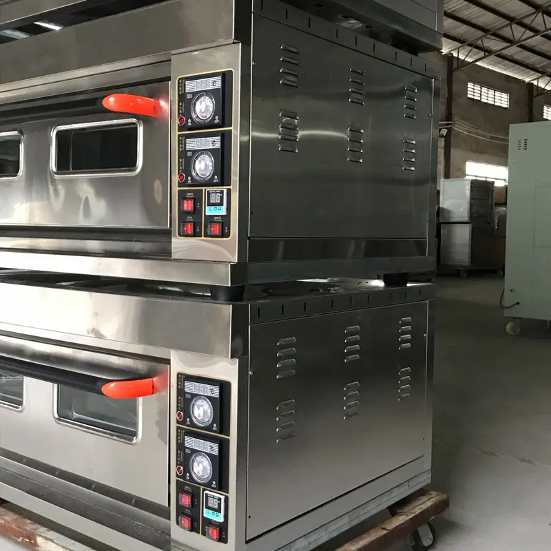 Freestanding Bakery Equipment Bread Making Machine Gas Commercial Pizza Oven