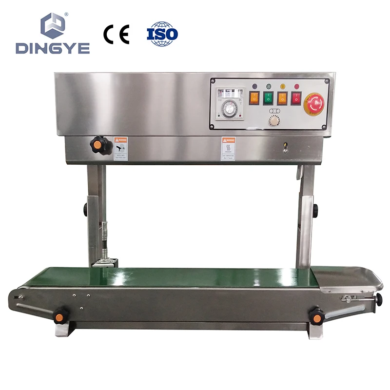 DBF1000AN Automatic gas flushing band sealer Continuous inflating film bag sealing machine with Nitrogen filling