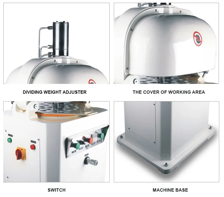 Bakery Equipment-Commercial Automatic Bun Divider And Rounder -30pcs-time-LRF-30