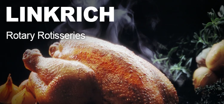 Stainless Steel Commercial Restaurant LPG Gas Chicken Oven Rotary Rotisserie