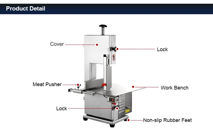 JG-210CA New Style Spray Painting Electric Saw Bone Cutting Machine