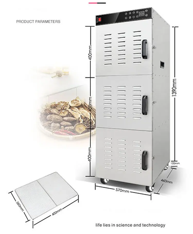 30 trays Stainless Steel Commercial Food Dehydrator Dehydrator Beef Jerky