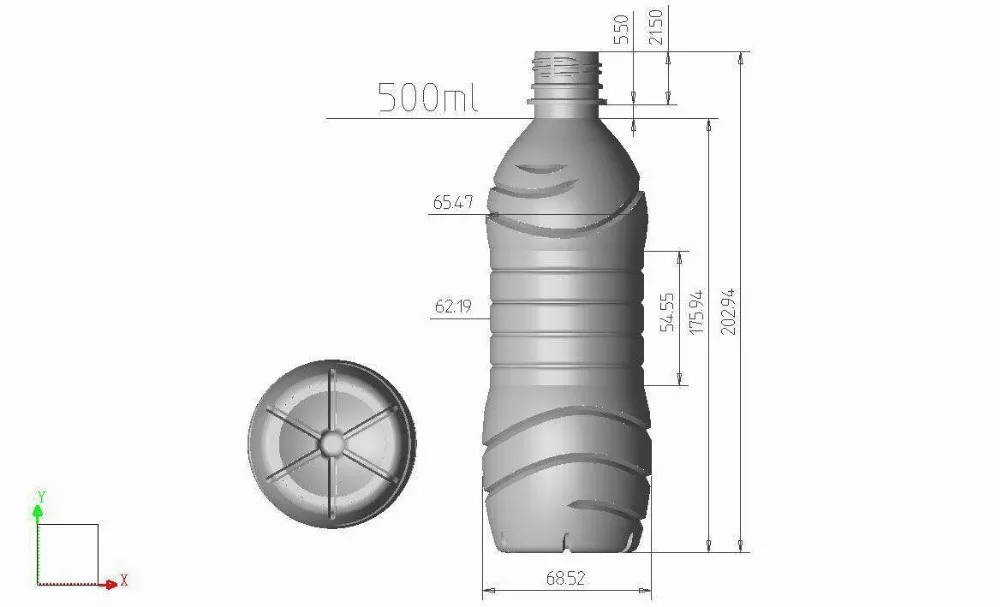 Automatic PET Plastic Bottle Blowing Machine