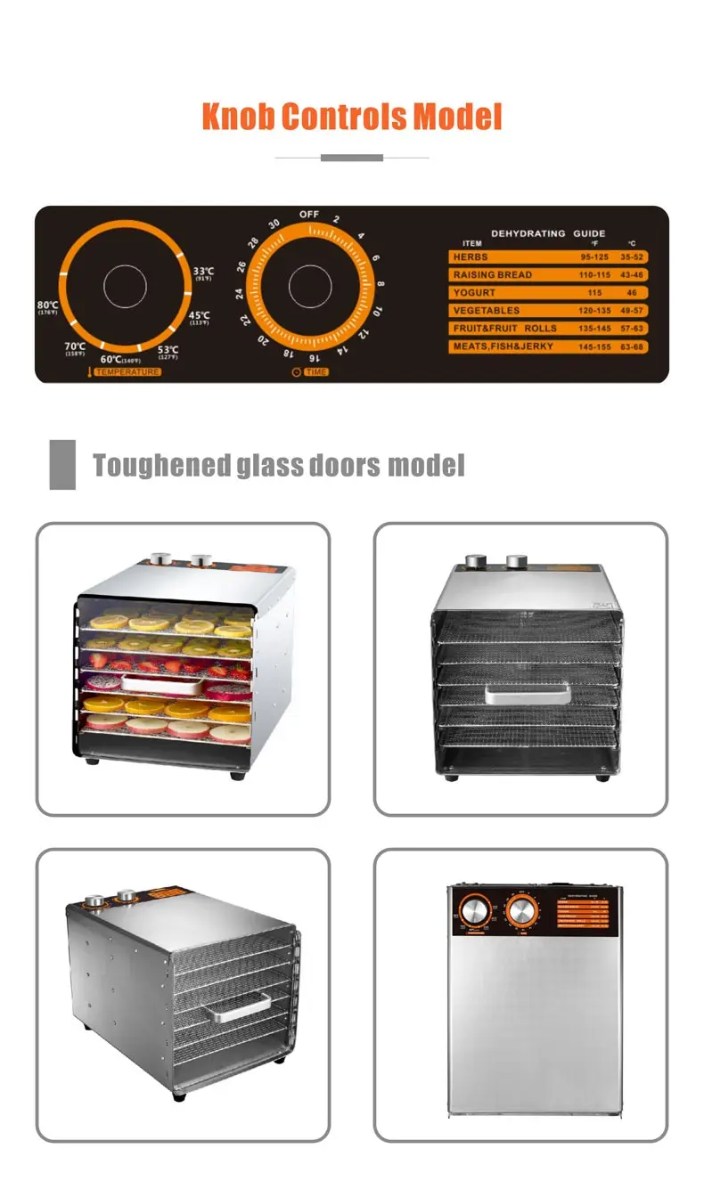6 Trays home dehydrator machine fruit dehydrator for food dryer machine with CE