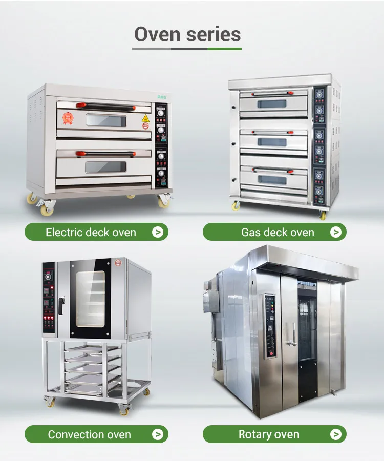 Bread Pie Bake 3 Deck 12 6 Tray Gas Termostats Deck Bagel Oven Price Business Oven for Sale of Cake