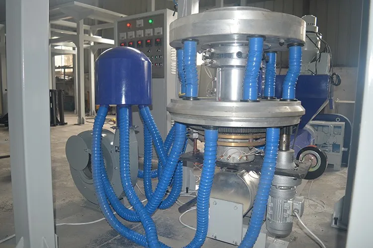 SJ-50 film blowing machine HDPE LDPE Polyethylene Nylon Plastic PE plastic film making machine