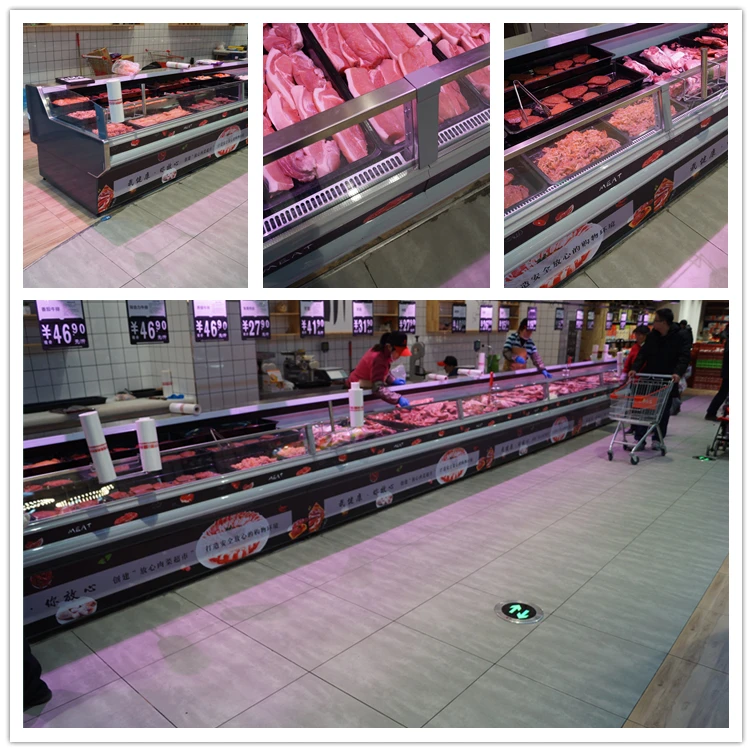 commercial meat deli display freezer refrigerated deli cooler showcase
